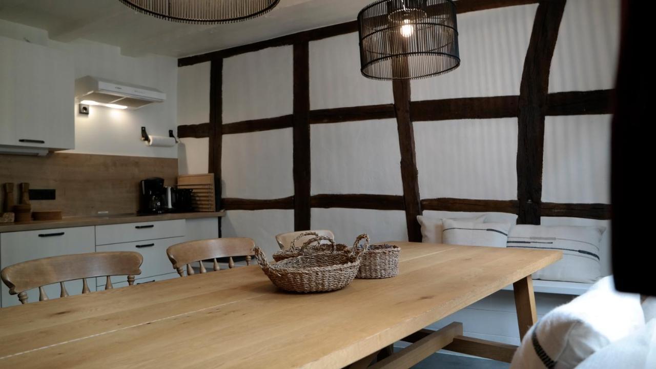 Holiday House Burgblick1 With Terrace - Vosproperties Monschau Exteriör bild