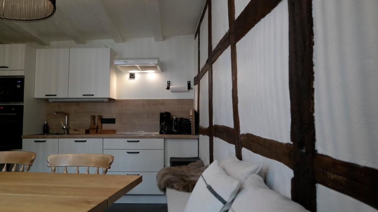 Holiday House Burgblick1 With Terrace - Vosproperties Monschau Exteriör bild